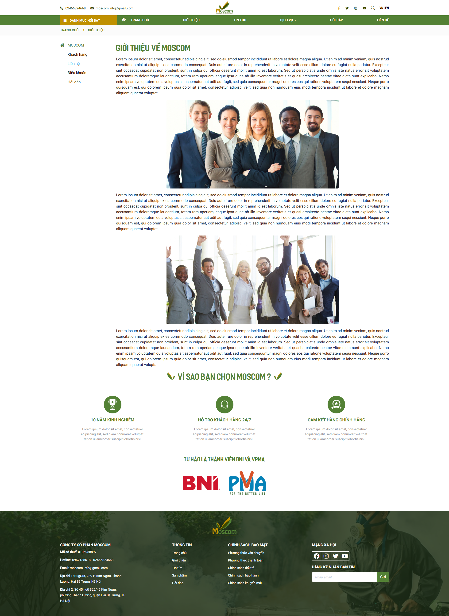 Trang giới thiệu