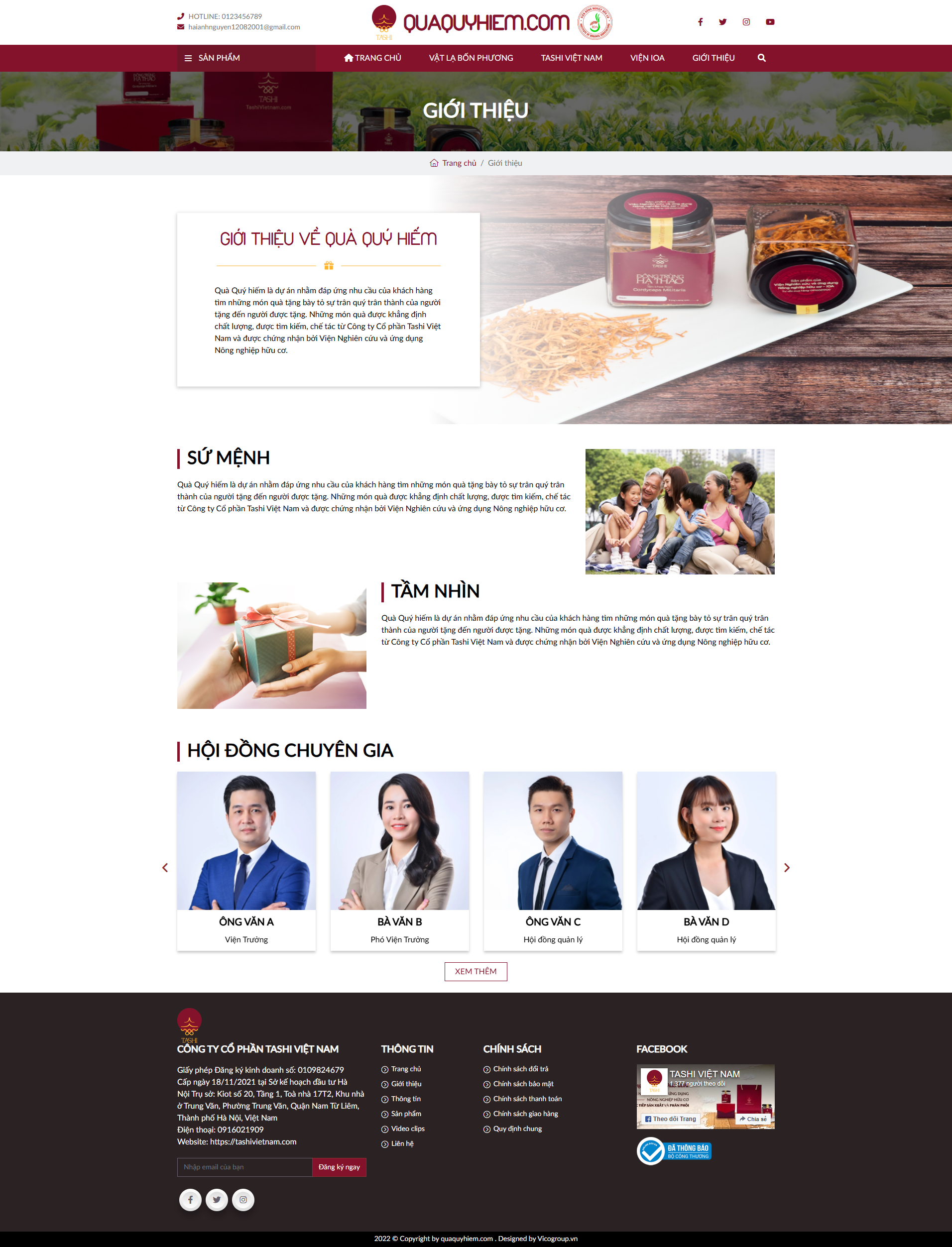 Trang giới thiệu