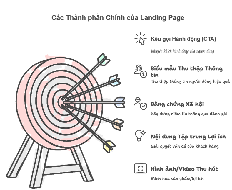 THÀNH PHẦN CHÍNH CỦA LANDING PAGE