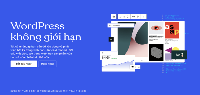 Giao diện WordPress – công cụ tạo Website doanh nghiệp đơn giản