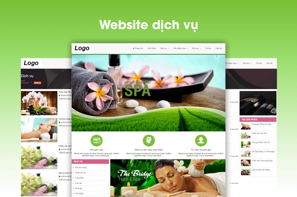 Website ngành làm đẹp